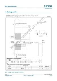 PCF2120U/10AA/1 Datasheet Page 8