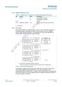 PCF2123BS/1 Datasheet Page 18