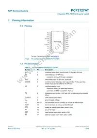 PCF2127AT/1 Datasheet Page 4