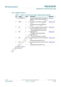 PCF2127AT/1 Datasheet Page 12