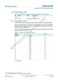 PCF2127AT/1 Datasheet Page 15