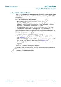 PCF2127AT/1 Datasheet Page 19