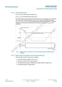 PCF2127AT/1 Datasheet Page 21