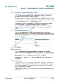 PCF2127AT/2Y Datasheet Page 13