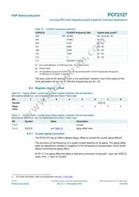 PCF2127AT/2Y Datasheet Page 14