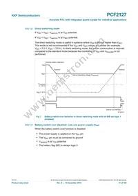 PCF2127AT/2Y Datasheet Page 21
