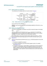 PCF2127AT/2Y Datasheet Page 22
