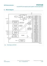 PCF2129AT/1 Datasheet Page 3