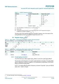 PCF2129AT/1 Datasheet Page 14