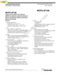 PCF51JF64VLF Datasheet Cover