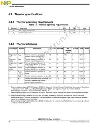 PCF51QU64VLF Datasheet Page 20