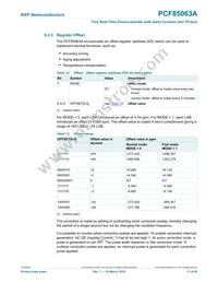 PCF85063AT/AAZ Datasheet Page 17