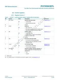 PCF85063BTL/1 Datasheet Page 6