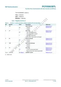 PCF85063BTL/1 Datasheet Page 11