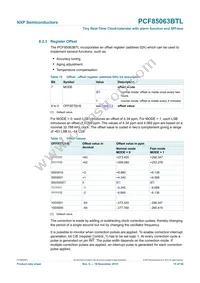 PCF85063BTL/1 Datasheet Page 15