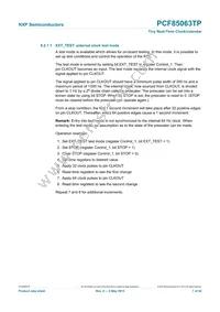 PCF85063TP/1Z Datasheet Page 7