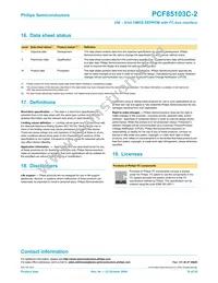 PCF85103C-2P/00 Datasheet Page 19