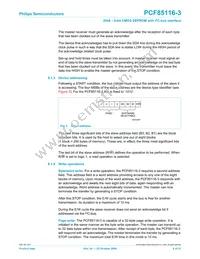 PCF85116-3P/01 Datasheet Page 6