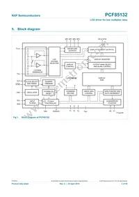 PCF85132U/2DA/1 Datasheet Page 3