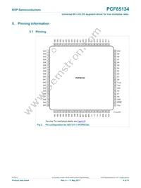 PCF85134HL/1 Datasheet Page 4