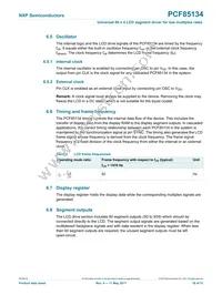 PCF85134HL/1 Datasheet Page 16