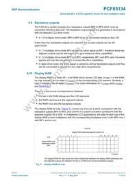 PCF85134HL/1 Datasheet Page 17