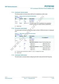 PCF85162T/1 Datasheet Page 7