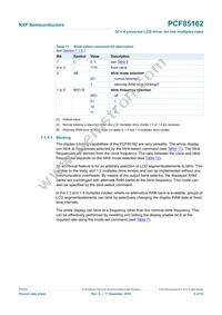 PCF85162T/1 Datasheet Page 8