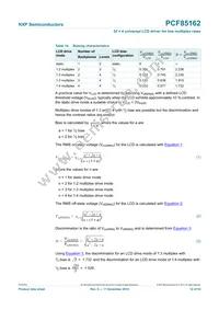 PCF85162T/1 Datasheet Page 12