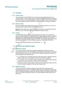 PCF85162T/1 Datasheet Page 19