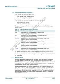 PCF8523TS/1 Datasheet Page 15