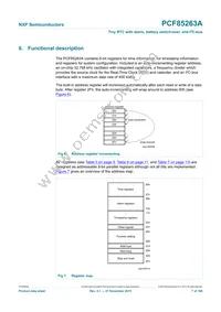 PCF85263AT/AJ Datasheet Page 7