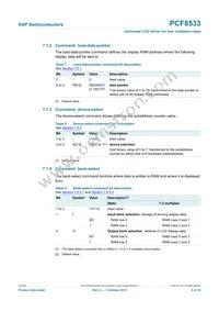PCF8533U/2/F2 Datasheet Page 6