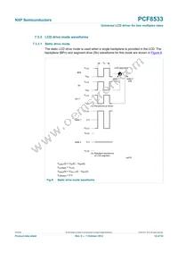 PCF8533U/2/F2 Datasheet Page 12
