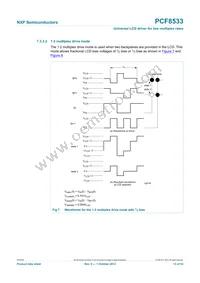 PCF8533U/2/F2 Datasheet Page 13
