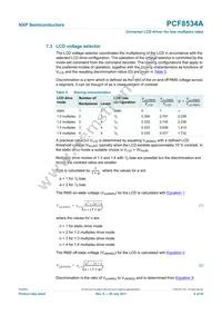 PCF8534AHL/1 Datasheet Page 9