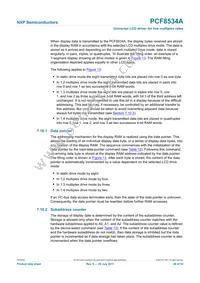 PCF8534AHL/1 Datasheet Page 20