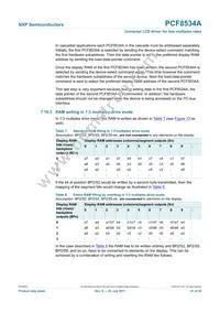 PCF8534AHL/1 Datasheet Page 21