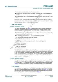 PCF8534AHL/1 Datasheet Page 22