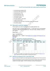 PCF85363ATT1/AJ Datasheet Page 17