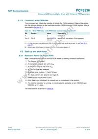 PCF8536AT/1 Datasheet Page 21