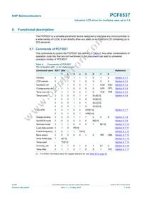 PCF8537AH/1 Datasheet Page 7