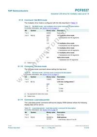PCF8537AH/1 Datasheet Page 12