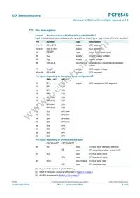 PCF8545ATT/AJ Datasheet Page 6