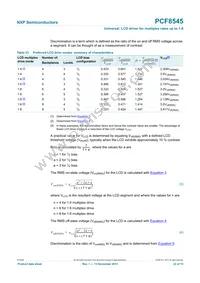 PCF8545ATT/AJ Datasheet Page 22