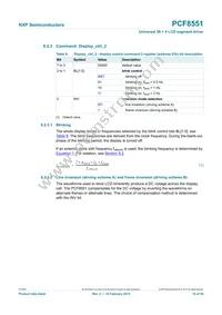 PCF8551BTT/AJ Datasheet Page 10