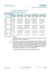 PCF8551BTT/AJ Datasheet Page 12