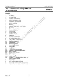 PCF8570T/F5 Datasheet Page 2