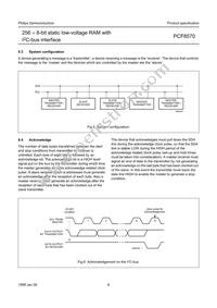 PCF8570T/F5 Datasheet Page 6