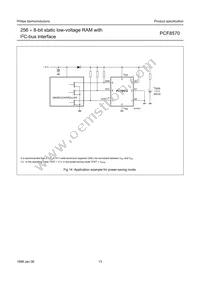 PCF8570T/F5 Datasheet Page 13